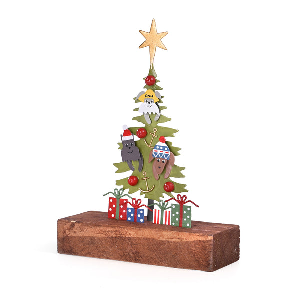 RNLI Dogs in a Tree Standing Decoration