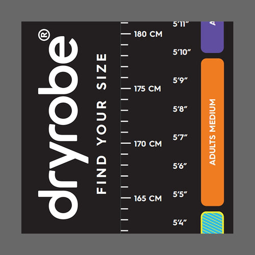 RNLI dryrobe® Advance Long Sleeve, Black/Red