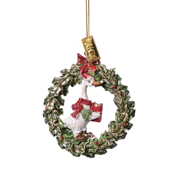 RNLI Duck in Wreath Decoration