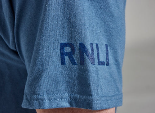 RNLI Embroidered Boat Unisex T-Shirt, Blue