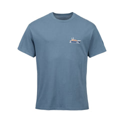 RNLI Embroidered Boat Unisex T-Shirt, Blue