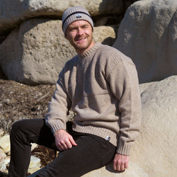 RNLI + Finisterre Men’s Polperro Jumper, Oat