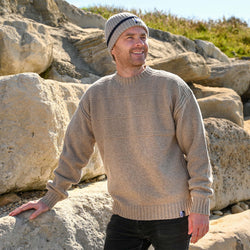RNLI + Finisterre Men’s Polperro Jumper, Oat