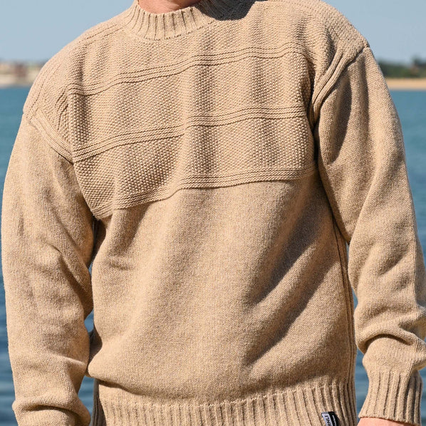 RNLI + Finisterre Men’s Polperro Jumper, Oat