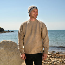 RNLI + Finisterre Men’s Polperro Jumper, Oat