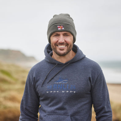 RNLI Flag Beanie, Grey