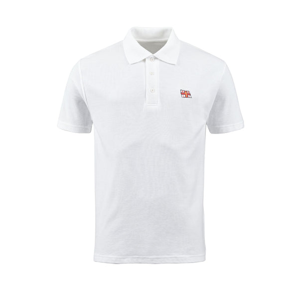 RNLI Flag Polo Shirt, White