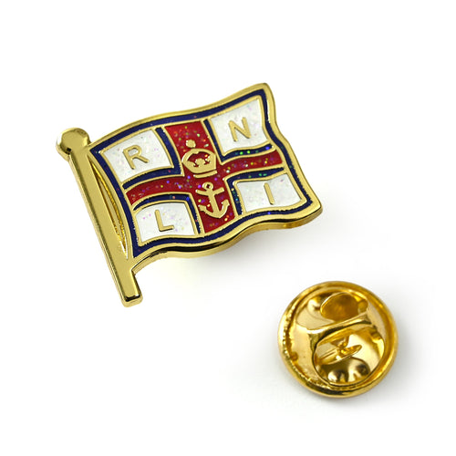 RNLI Flag Sparkly Badge