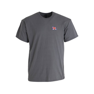 RNLI Flag Unisex T-shirt, Charcoal