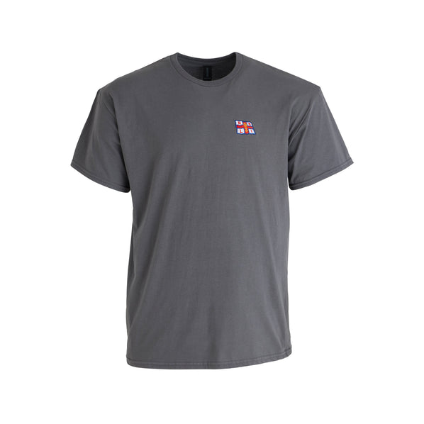 RNLI Flag Unisex T-shirt, Charcoal