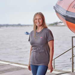 RNLI Flag Unisex T-shirt, Charcoal