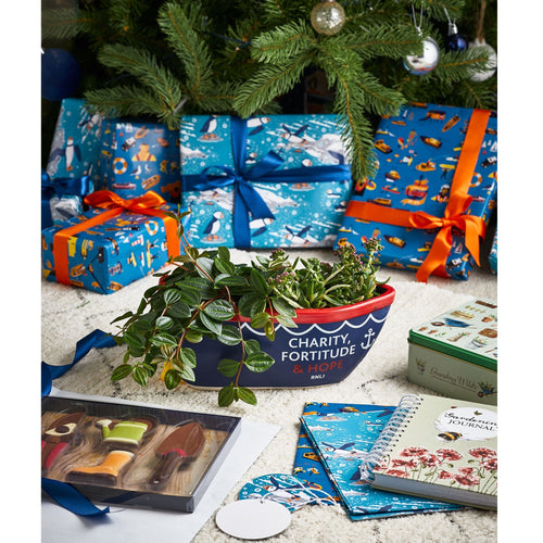 RNLI Icons Gift Wrap and Tags