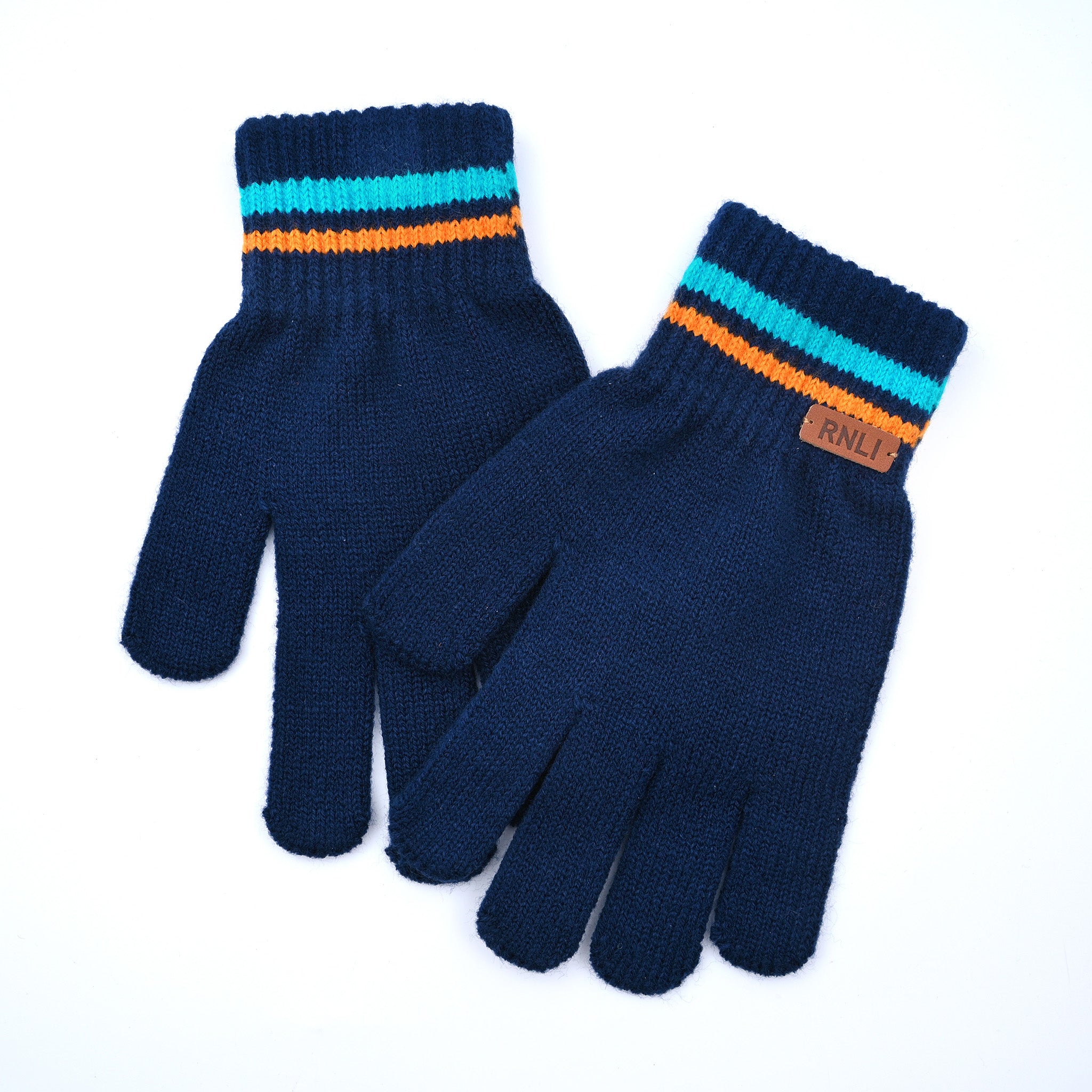 RNLI Knitted Gloves, Navy | RNLI Shop