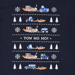RNLI Land and Sea Christmas Unisex T-shirt, Navy