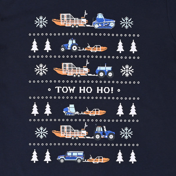 RNLI Land and Sea Christmas Unisex T-shirt, Navy