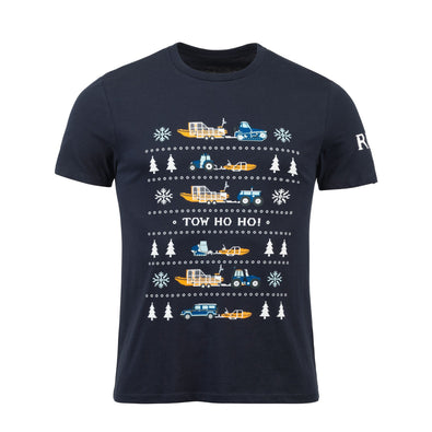 RNLI Land and Sea Christmas Unisex T-shirt, Navy