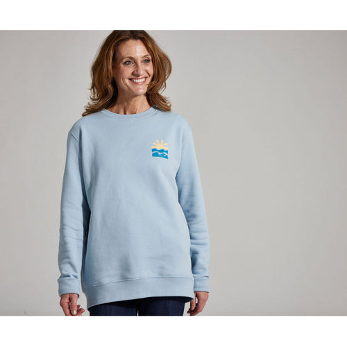 RNLI Lifeguards Unisex Sweatshirt, Light Blue