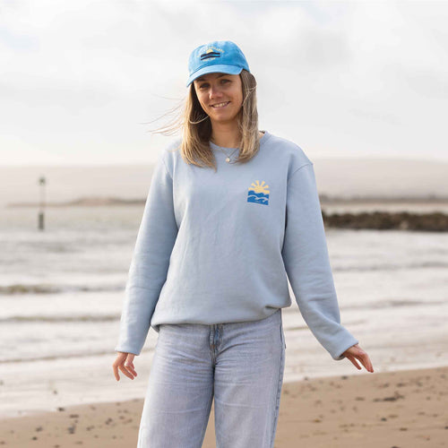 RNLI Lifeguards Unisex Sweatshirt, Light Blue