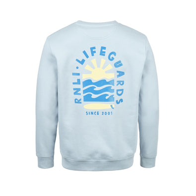 RNLI Lifeguards Unisex Sweatshirt, Light Blue
