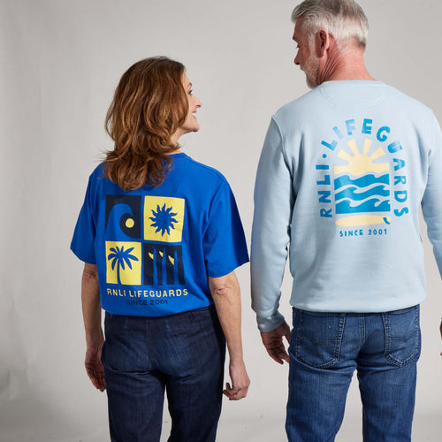 RNLI Lifeguards Unisex T-Shirt, Blue