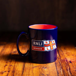 RNLI Membership Mug, Navy/Red