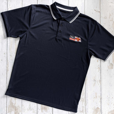RNLI Membership Tipped Polo Navy