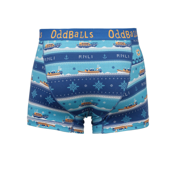 RNLI OddBalls Men’s Christmas Boxers