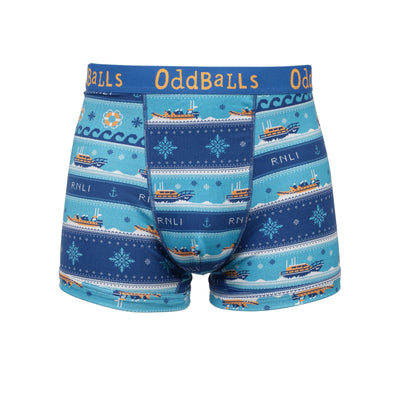 RNLI OddBalls Men’s Christmas Boxers