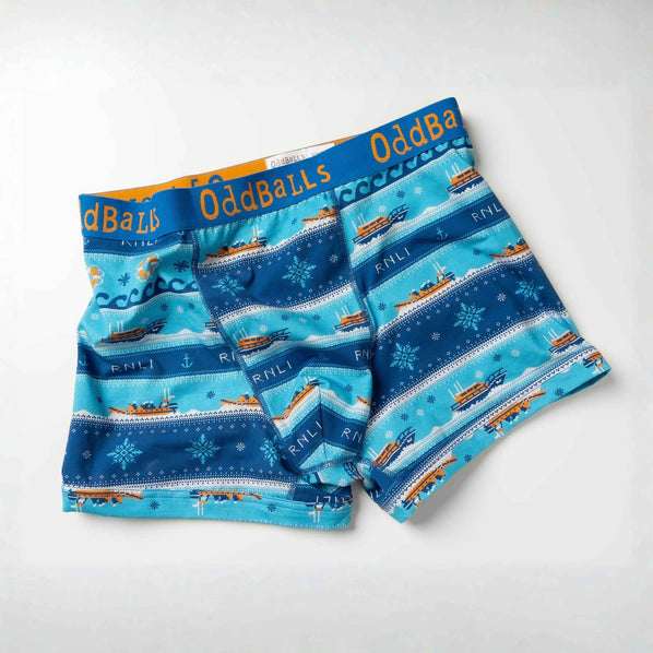 RNLI Oddballs Men’s Christmas Boxers