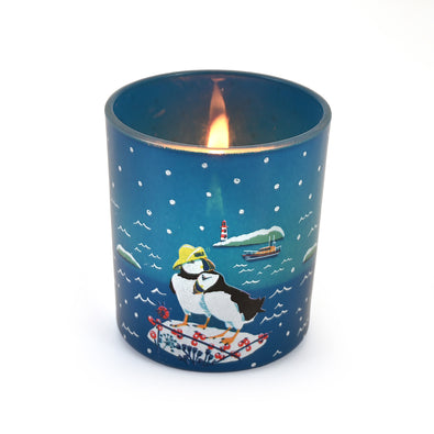 RNLI Puffin in Sou'wester Tealight Holder