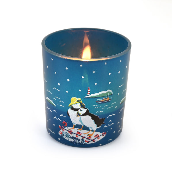 RNLI Puffin in Sou'wester Tealight Holder