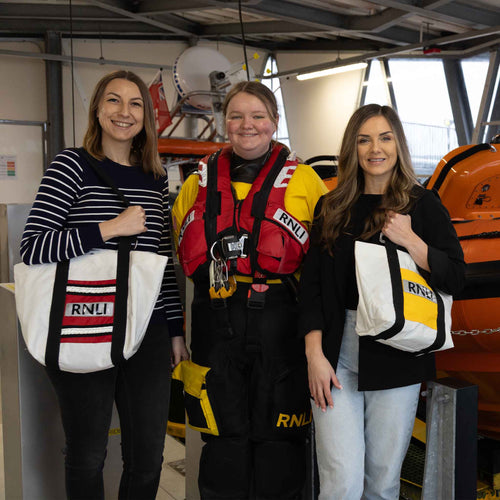 RNLI Repurposed ALB Lifejacket Tote Bag, Yellow