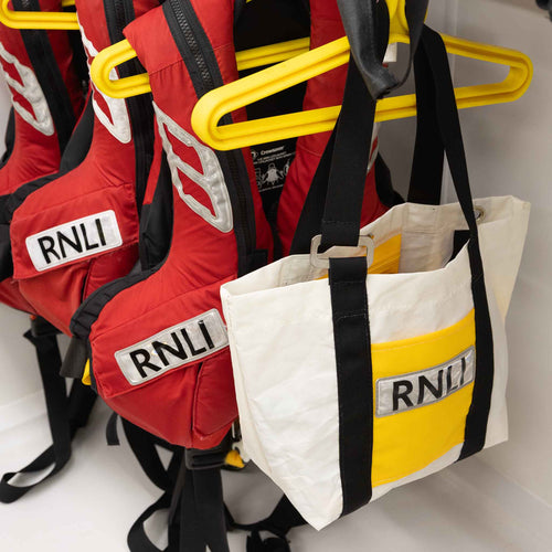 RNLI Repurposed ALB Lifejacket Tote Bag, Yellow