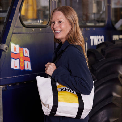 RNLI Repurposed ALB Lifejacket Tote Bag, Yellow