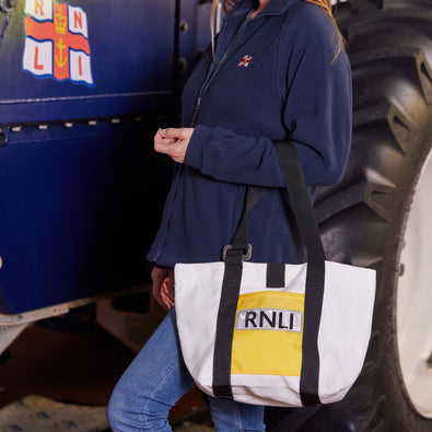 RNLI Repurposed ALB Lifejacket Tote Bag, Yellow