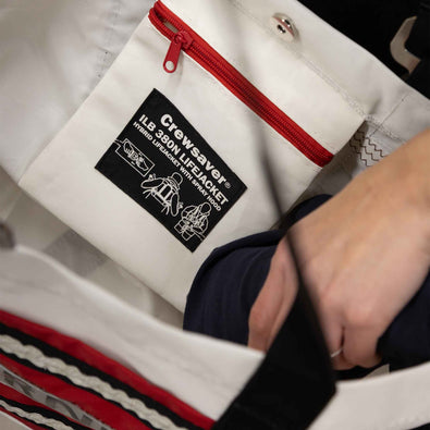RNLI Repurposed ILB Lifejacket Tote Bag, Red