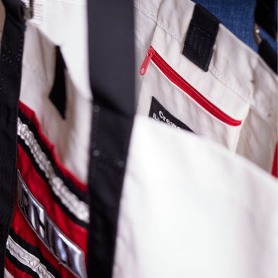 RNLI Repurposed ILB Lifejacket Tote Bag, Red