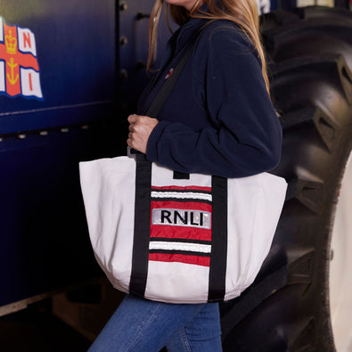 RNLI Repurposed ILB Lifejacket Tote Bag, Red