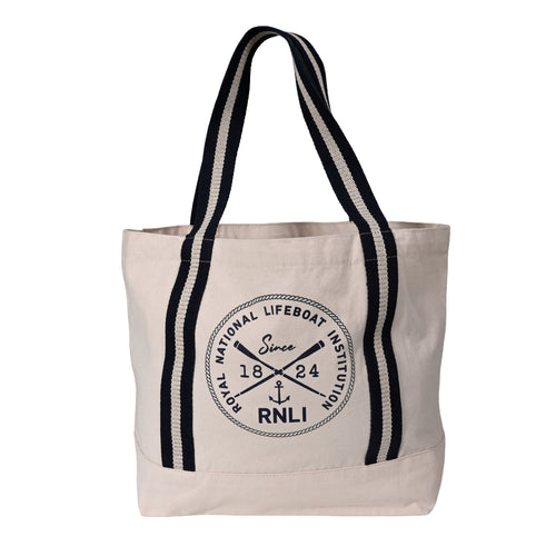 RNLI Royal Oars and Anchor Bag, Cream