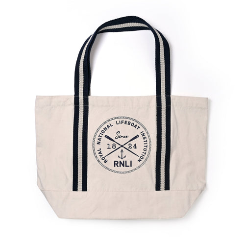 RNLI Royal Oars and Anchor Bag, Cream