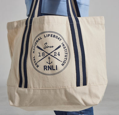 RNLI Royal Oars and Anchor Bag, Cream