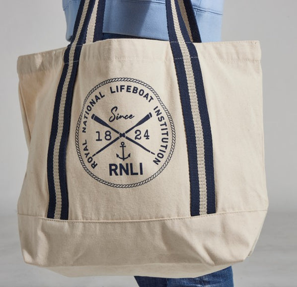RNLI Royal Oars and Anchor Bag, Cream