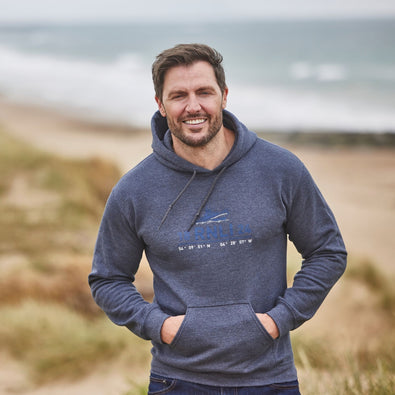 RNLI Since 1824 Unisex Hoodie, Charcoal