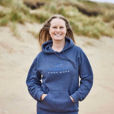 RNLI Since 1824 Unisex Hoodie, Charcoal