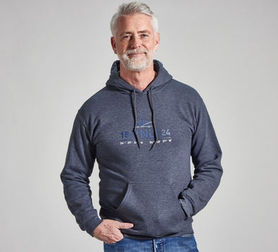RNLI Since 1824 Unisex Hoody, Charcoal