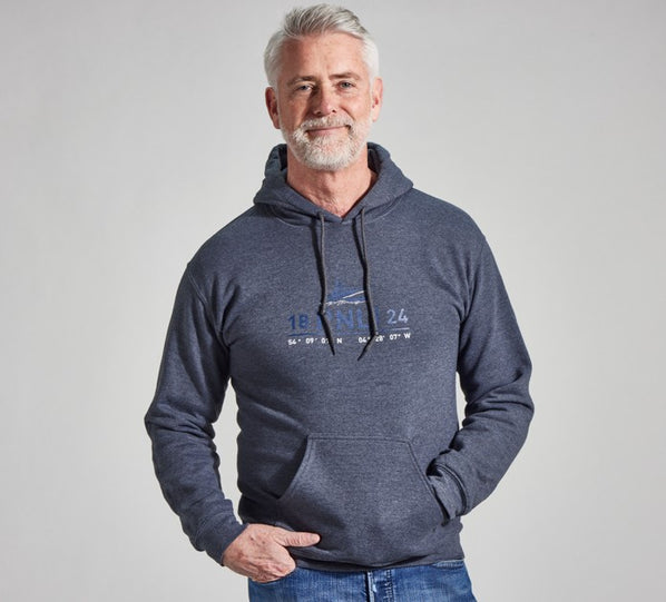 RNLI Since 1824 Unisex Hoody, Charcoal
