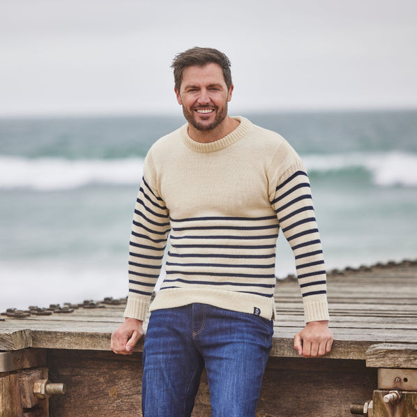 RNLI Unisex Stripe Jumper