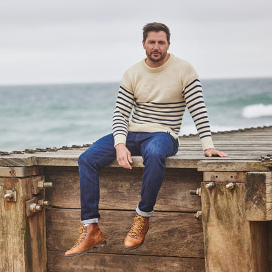 RNLI Unisex Stripe Jumper