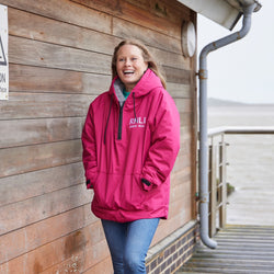 RNLI Women's Since 1824 Waterproof Fleece Hoodie, Pink