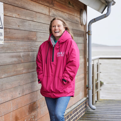 RNLI Women's Since 1824 Waterproof Fleece Hoodie, Pink